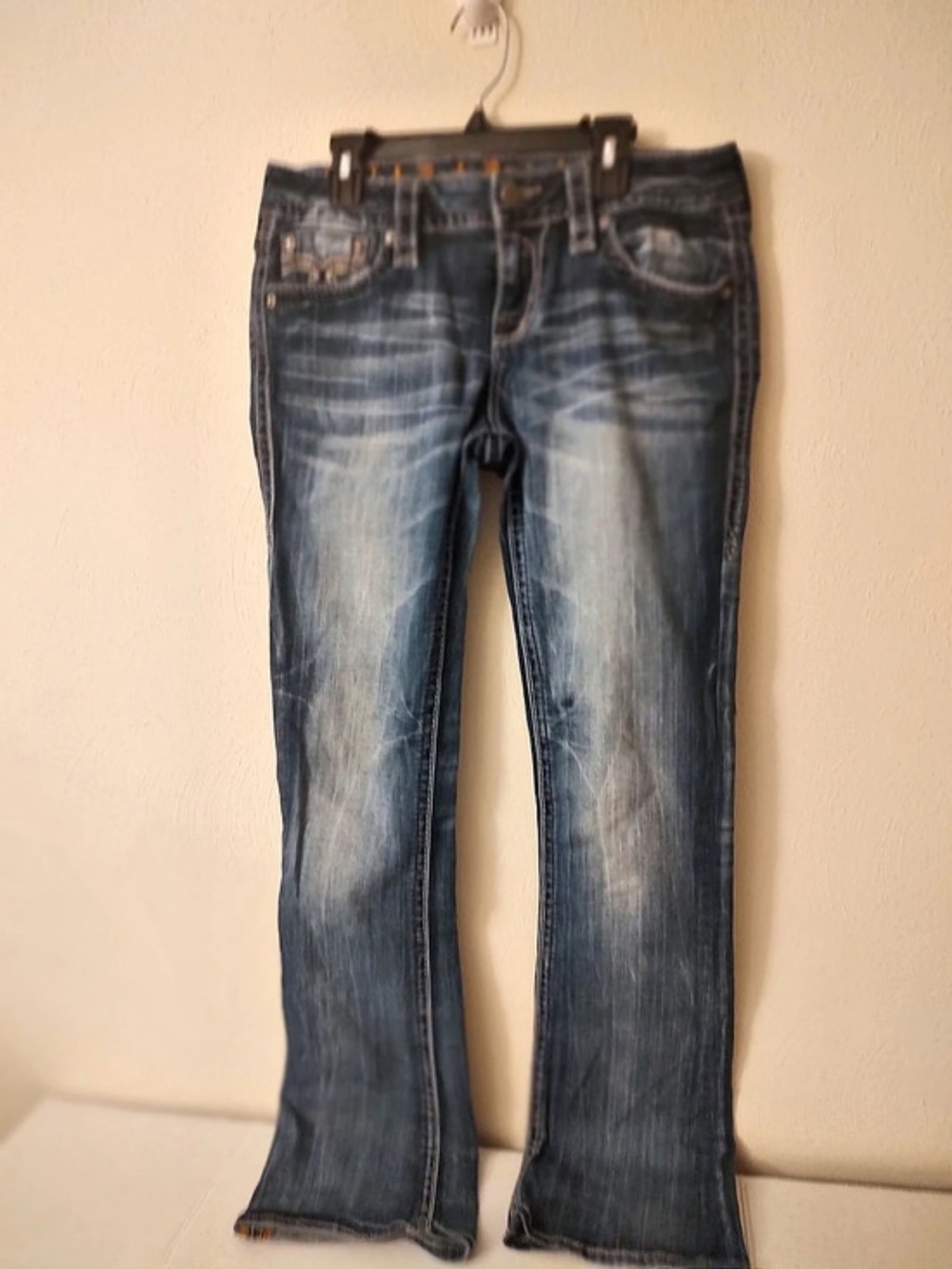 Rock Revival Julee Bootcut Jeans in Blue